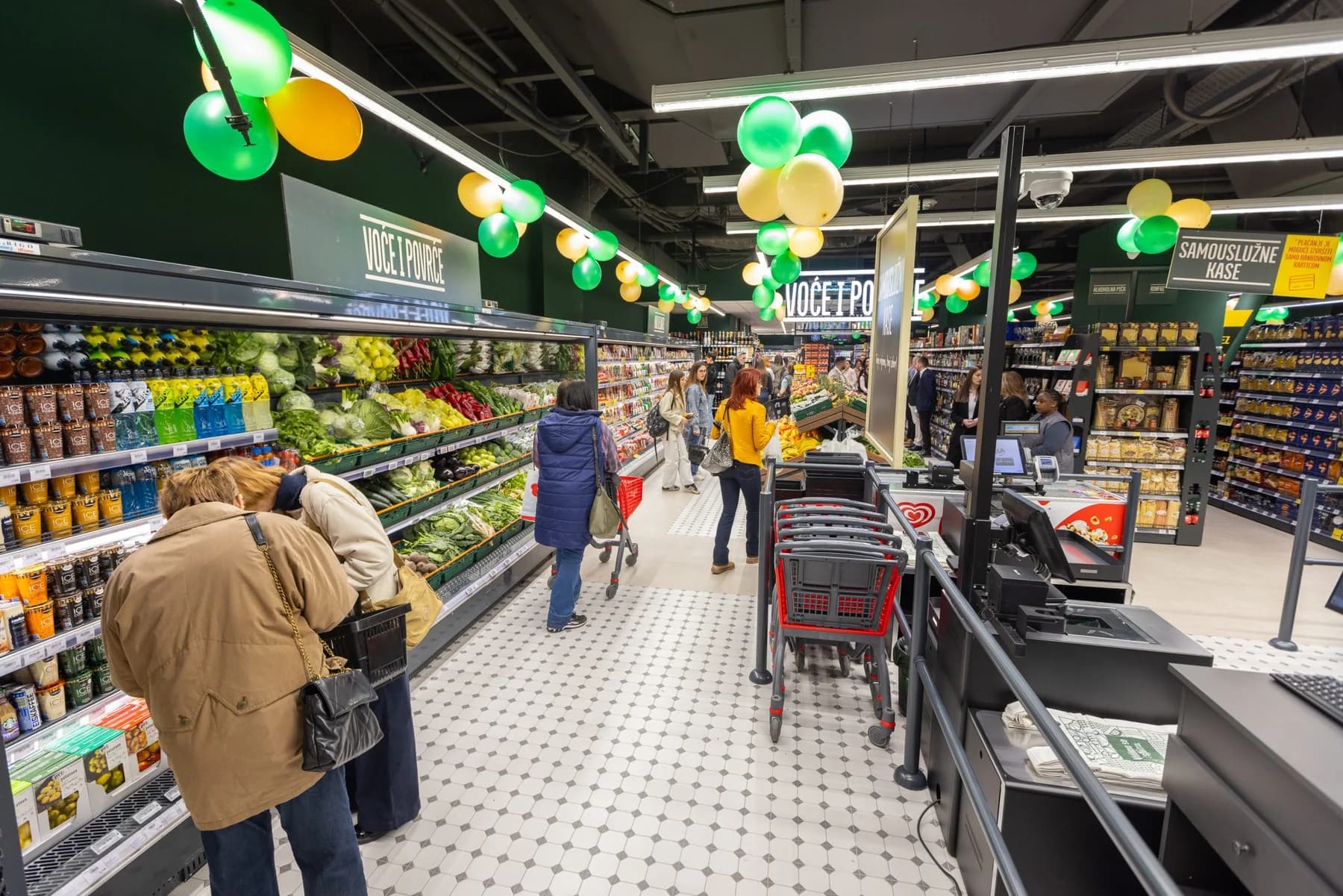 Domaća Trgovina, Market, prikaz 14 od 17: Koncept · layout · rollout · realizacija