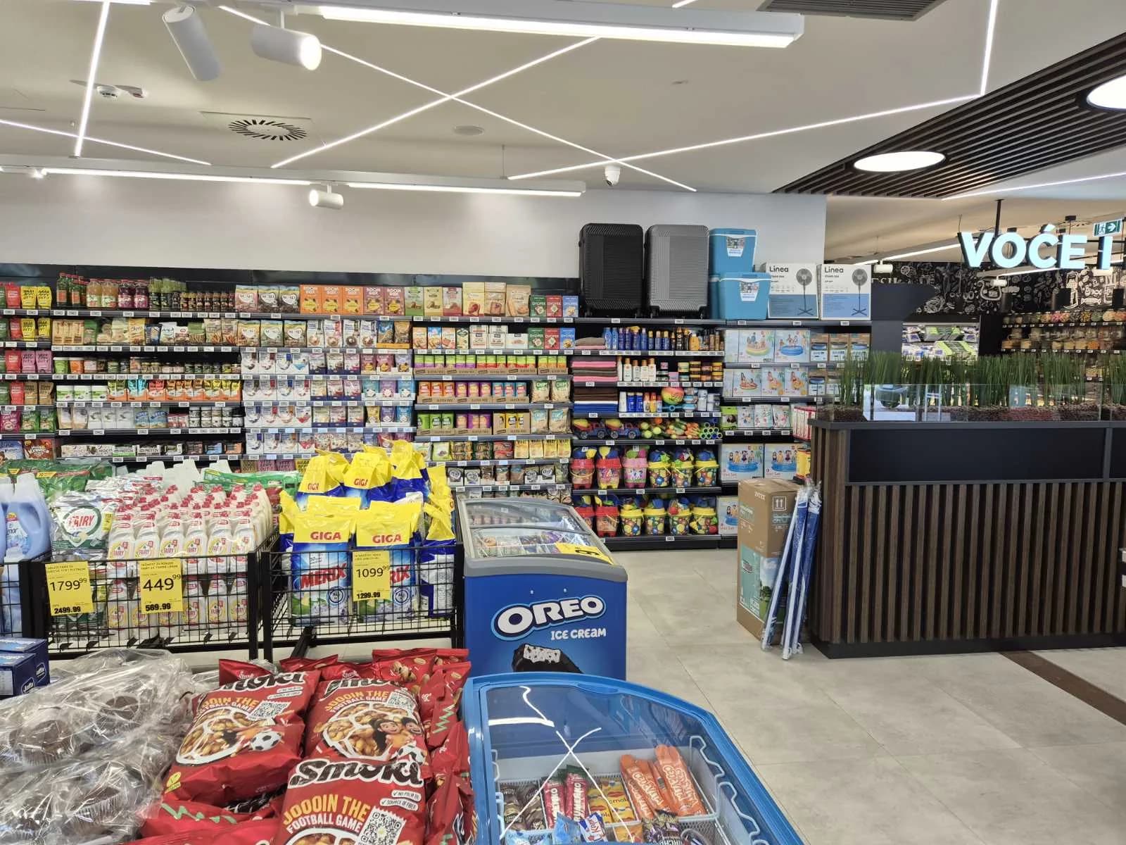 Fortuna Marketi, Market, prikaz 11 od 12: Koncept · layout · dizajn opreme