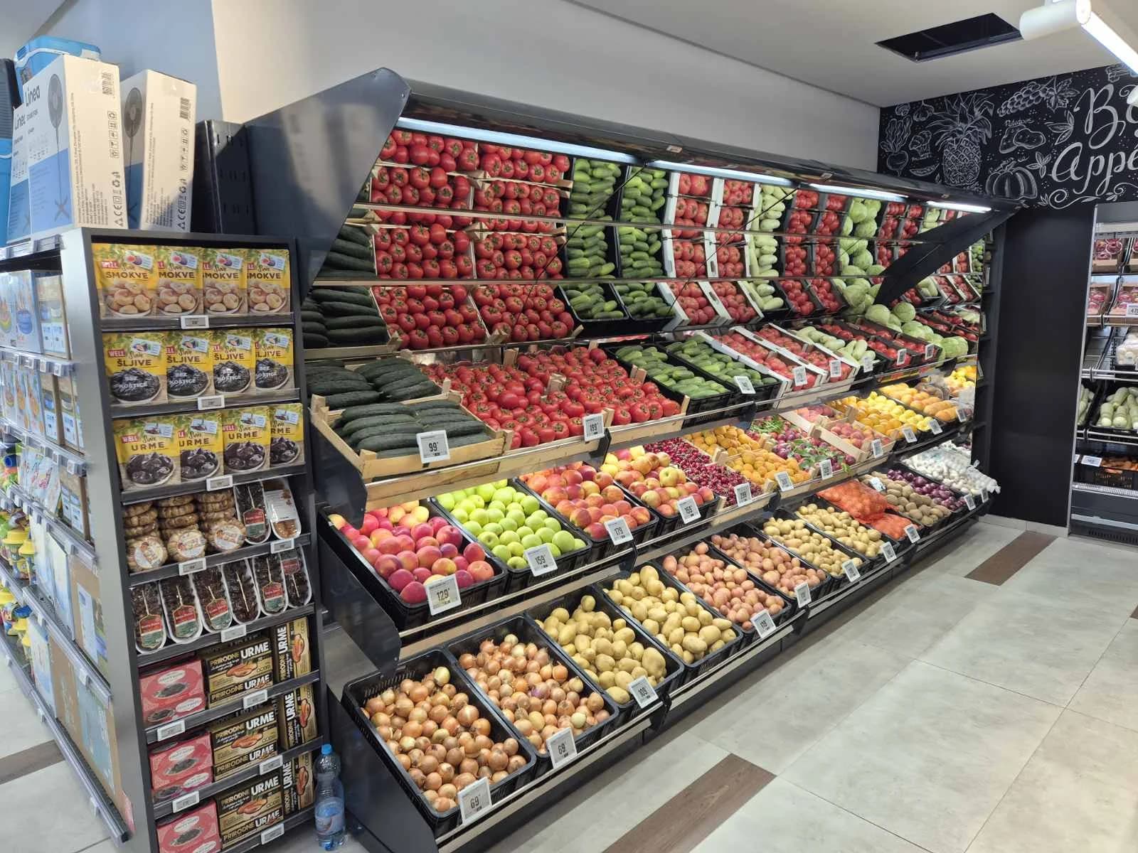 Fortuna Marketi, Market, prikaz 3 od 12: Koncept · layout · dizajn opreme