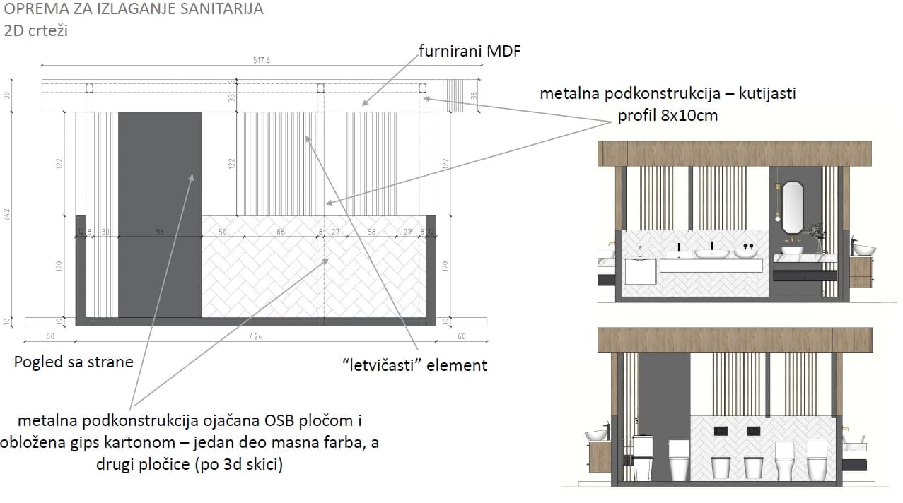 Maxidom, Radnja za opremanje doma, prikaz 3 od 12: Koncept · layout · dizajn opreme · saradnja na realizaciji