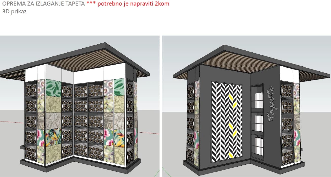 Maxidom, Radnja za opremanje doma, prikaz 4 od 12: Koncept · layout · dizajn opreme · saradnja na realizaciji