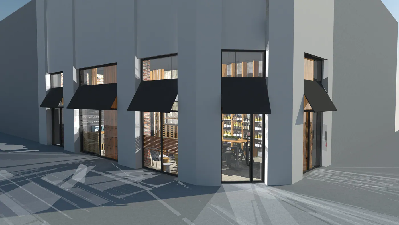 Vinoteka II — Enterijer — realizacija, projekat studija DOBRA